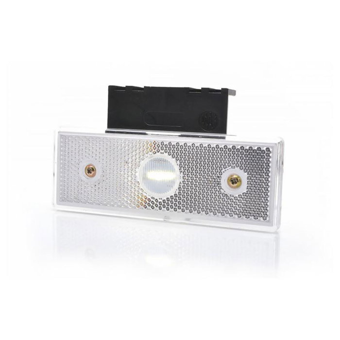 Lampă gabarit LED WAS W201 – 12V-24V, poziție alb, montaj universal [1]