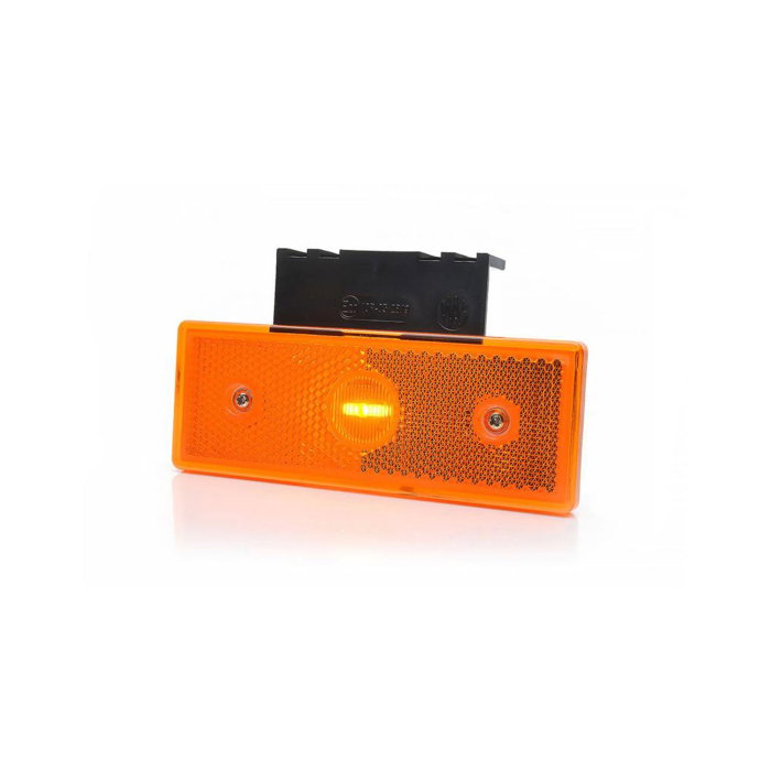 Lampă gabarit LED WAS W201 – 12V-24V, poziție portocaliu, montaj universal [1]