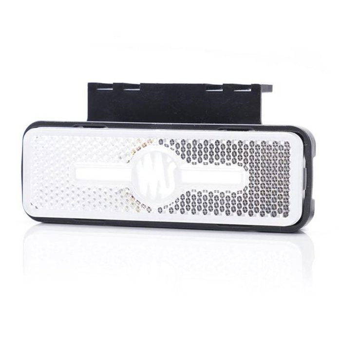 Lampă gabarit LED WAS W254 – poziție față alb, 12V-24V, montaj universal [1]