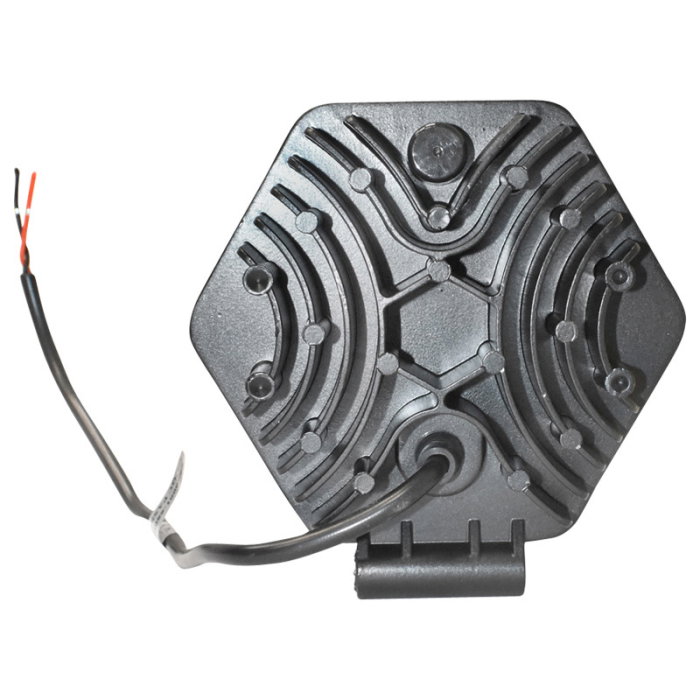 Lampa hexagonala grilaj metalic rosu 16 LED-uri DC 10-80V 48W unghi 6 [2]