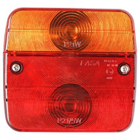 Lampa stop stanga/dreapta spate remorca/camion - cu iluminare placuta inmatriculare 105x97x49mm [5]