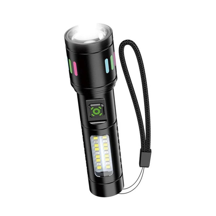 Lanternă LED Profesională Kaku KSC-1578, Zoom 500m, 5 Moduri, Aluminiu, Albă [1]