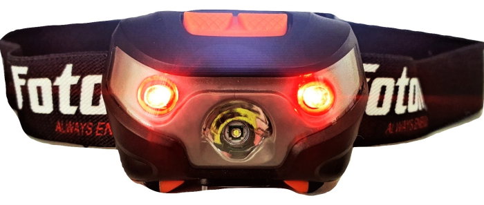 Lanterna frontala reincarcabila Foton Sport HL5643 3W+Rosu 120 lumeni [6]