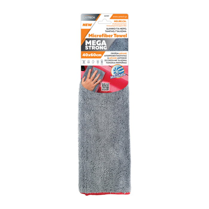 Lavete din microfibre 40X60CM, 300 gsm - Cartech Mega Strong [1]