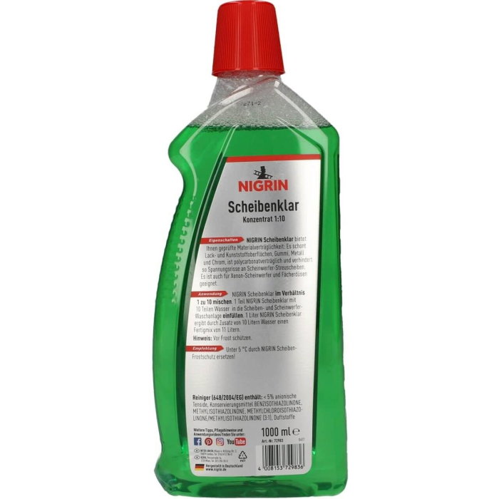 Lichid concentrat pentru parbriz 1:10 Nigrin, 1 L [2]