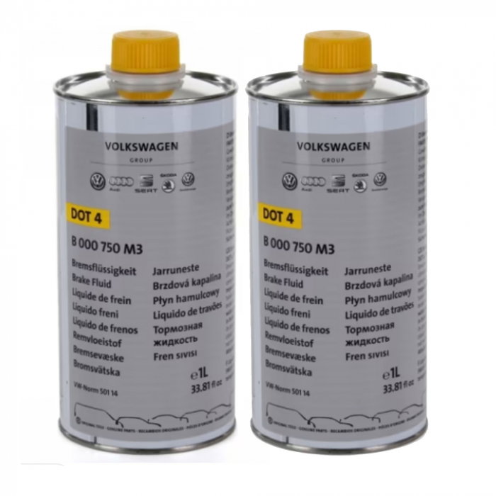 Pachet 2 x Lichid de frana DOT 4 VW 1 litru [1]