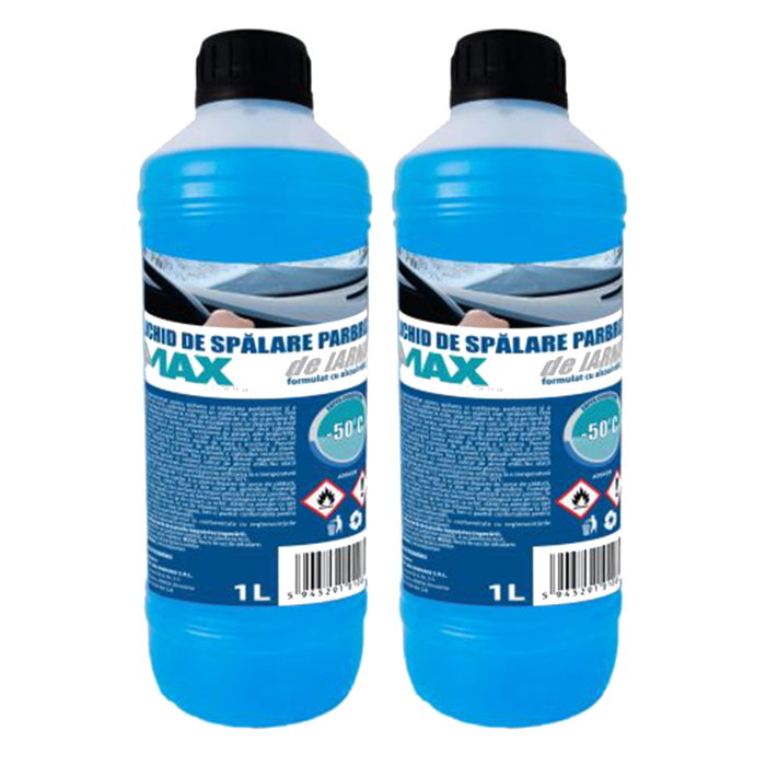 Pachet 2 litri Lichid parbriz iarna 4MAX -50°C, 1 litru, gata preparat [1]
