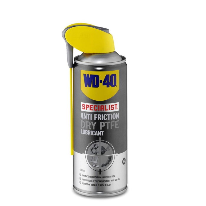 Lubrifiant cu PTFE uscat 400 ml WD-40 Dry PTFE [1]