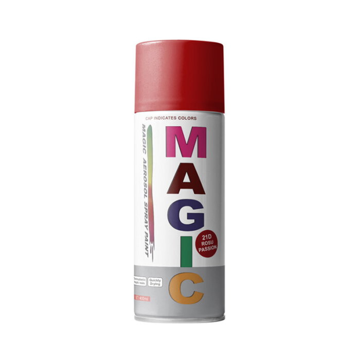 Magic - Vopsea spray 21D Rosu Passion 21D 450 ml [1]