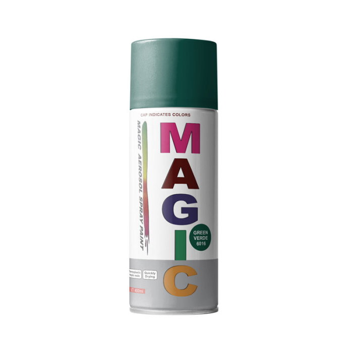 Magic - Vopsea spray Verde 6016 400 ml [1]