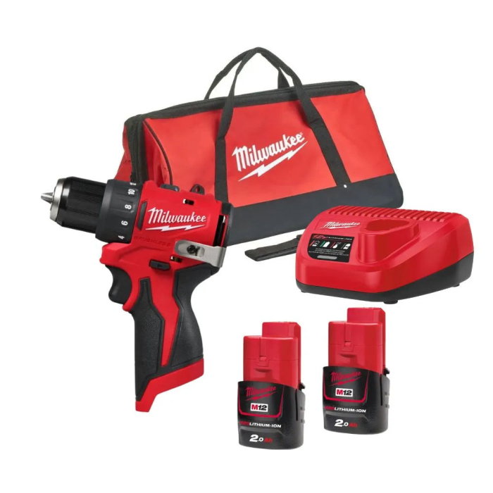 Masina compacta de gaurit cu percutie M12 BLPDRC-202C, motor fara perii, cuplu 40 Nm [1]
