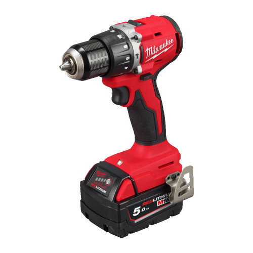 Masina de gaurit si insurubat cu percutie, Milwaukee, M18 BLPDRC-502C, 2x acumulator M18 B5, 1x incarcator M12-18C,cutie plastic [1]