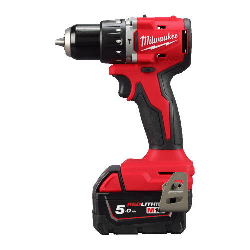 Masina de gaurit si insurubat cu percutie, Milwaukee, M18 BLPDRC-502C, 2x acumulator M18 B5, 1x incarcator M12-18C,cutie plastic [2]
