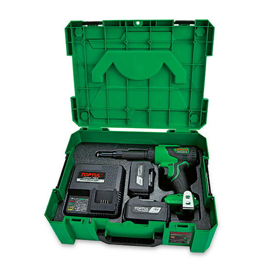 Masina de Nituit Toptul Brushless Cordless 18V (Seria Pro) ● 2 acumulatori ● 11.800 N [2]