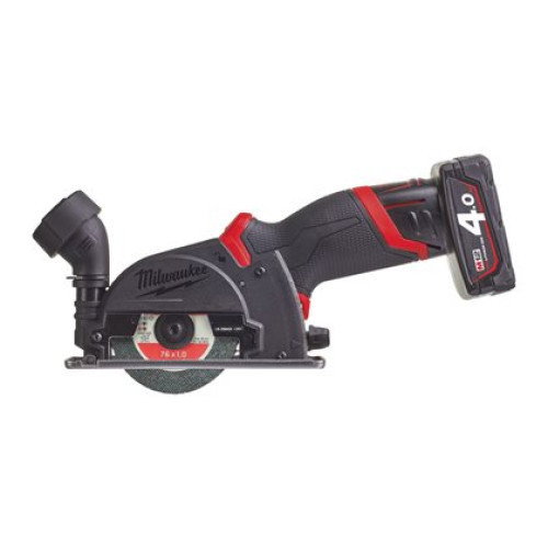 Masina multifunctionala cu acumulator, model M12 FCOT-422X cu doi acumulatori de 12V cu 2Ah si 4 Ah si incarcator, 1 x disc abraziv (cod 4932464717), 1 x disc cu carbura (cod 4932464716), 1 x [2]