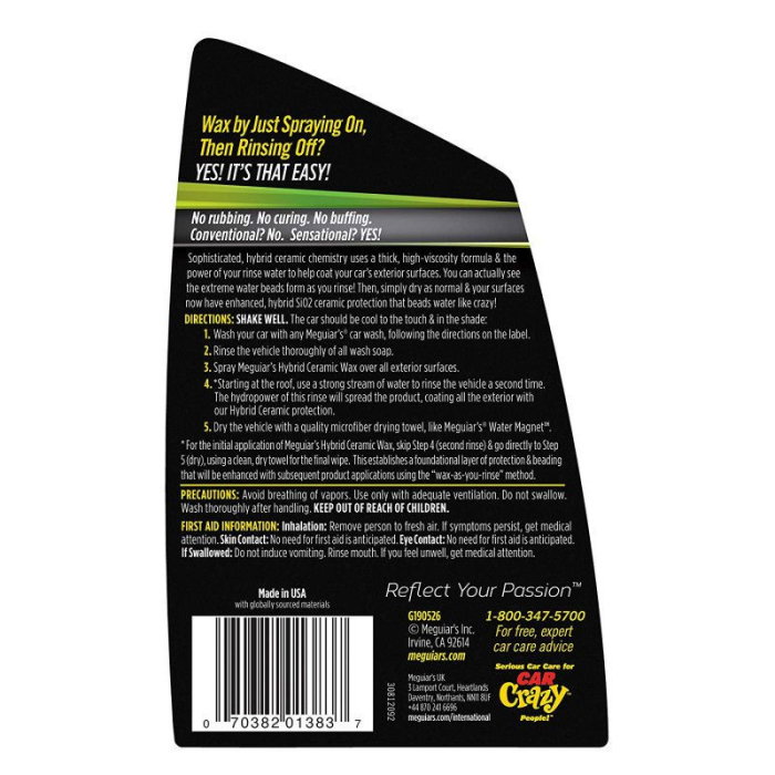 Meguiars Hybrid Ceramic Wax [6]