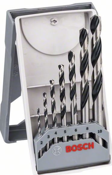 Miniset de 7 burghie spirale HSS PointTeQ X-Line [1]