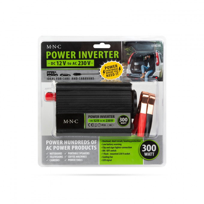 MNC - Invertor de tensiune 12 V/230 V - 300W [3]