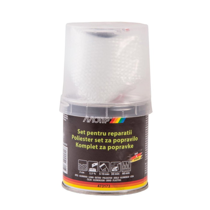 MOTIP Set chit poliesteric cu tesatura din fibra de sticla, 250g [1]