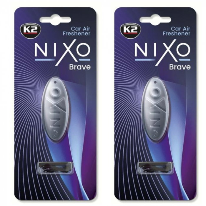 Pachet 2 x odorizant auto K2 Nixo Brave [1]