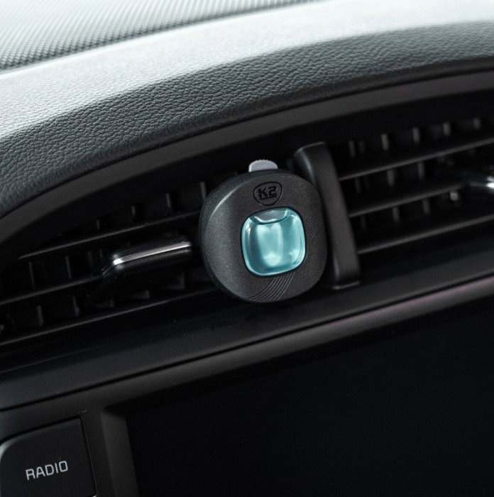 Odorizant Auto Grilă K2 POCO HORIZON - Briză Marină & Acorduri Verzi - Design Minimalist [4]