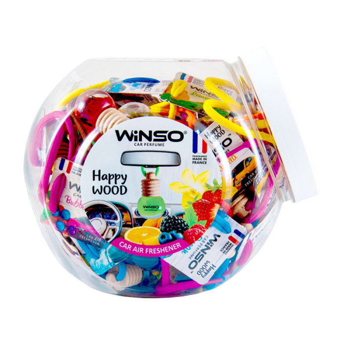 Odorizant Winso Happy Wood 5,5 ml Mix (paper card, 40 pcs. in plastic jar) [1]