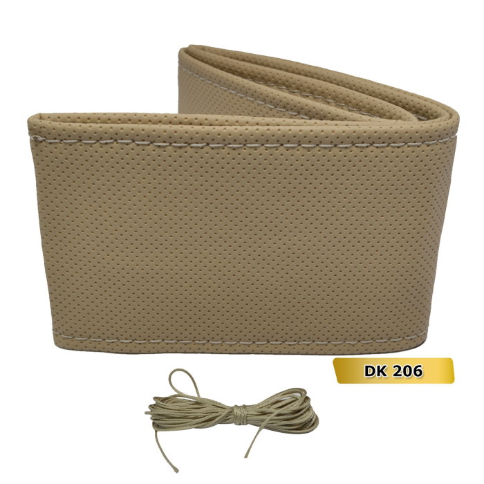 Otom Husa volan auto cu snur Beige [2]