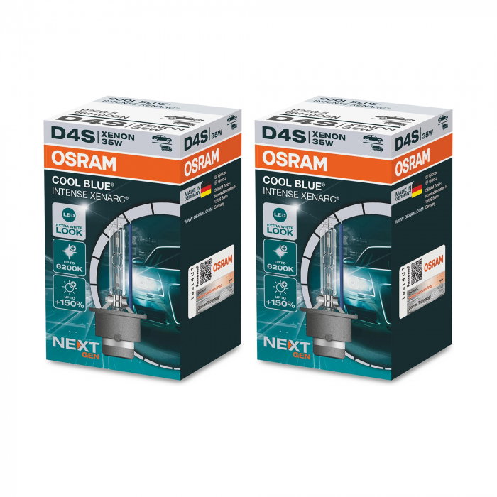 Pachet 2 Bec Xenon D4S Xenarc Osram Cool Blue Intense NextGen [1]