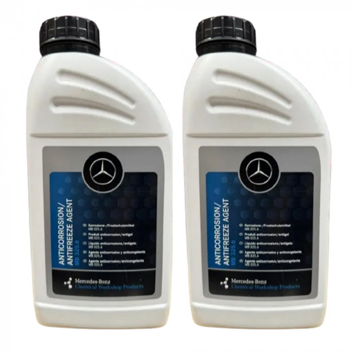 Pachet 2 litri Antigel Mercedes concentrat MB 325.6 culoare rosu/roz [1]