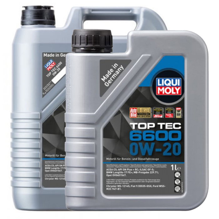 Pachet 6 litri Ulei Liqui Moly Top Tec 6600 0W20 [1]
