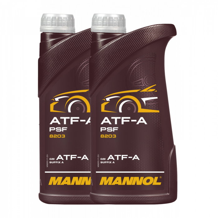 Pachet 2 litri Ulei Mineral MANNOL ATF-A PSF - Universal, pentru Servo și Transmisii Automate (GM Specificație) [1]