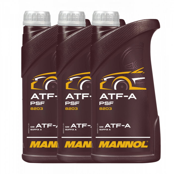 Pachet 3 litri Ulei Mineral MANNOL ATF-A PSF - Universal, pentru Servo și Transmisii Automate (GM Specificație) [1]