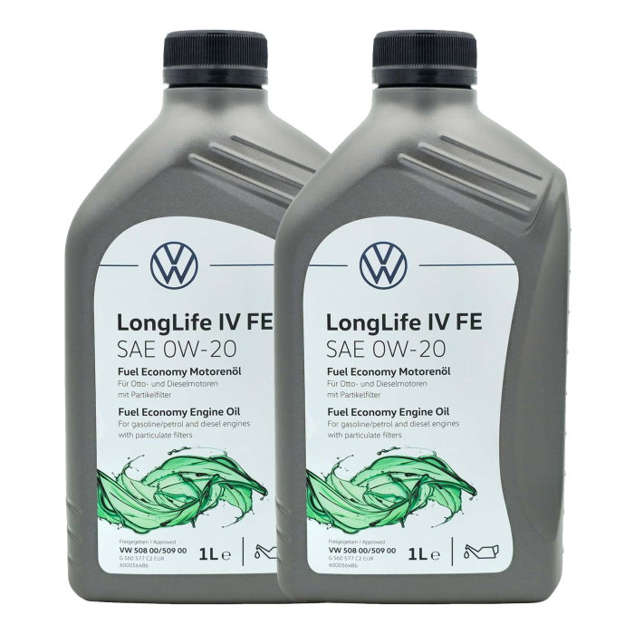 Pachet 2 Litri Ulei Motor Original VW LongLife IV FE 0W-20 (2 x 1L) – Norma VW 508 00 / 509 00 [1]