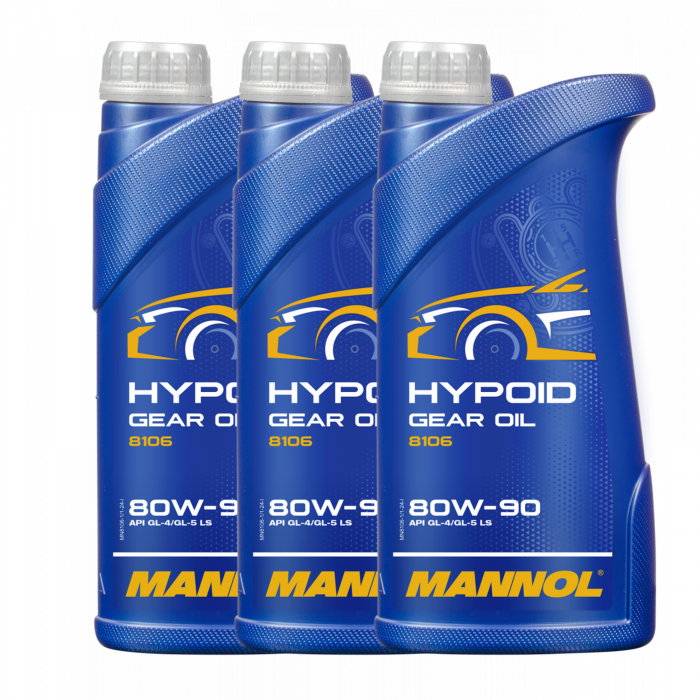 Pachet 3 litri Ulei Transmisie MANNOL Hypoid 80W90 GL-4/GL-5 LS Diferențiale Sarcini Extreme [1]