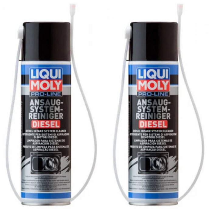 Pachet 2 Spray Liqui Moly Pro-Line de curatare admisie motoare diesel și EGR 400 ml [1]