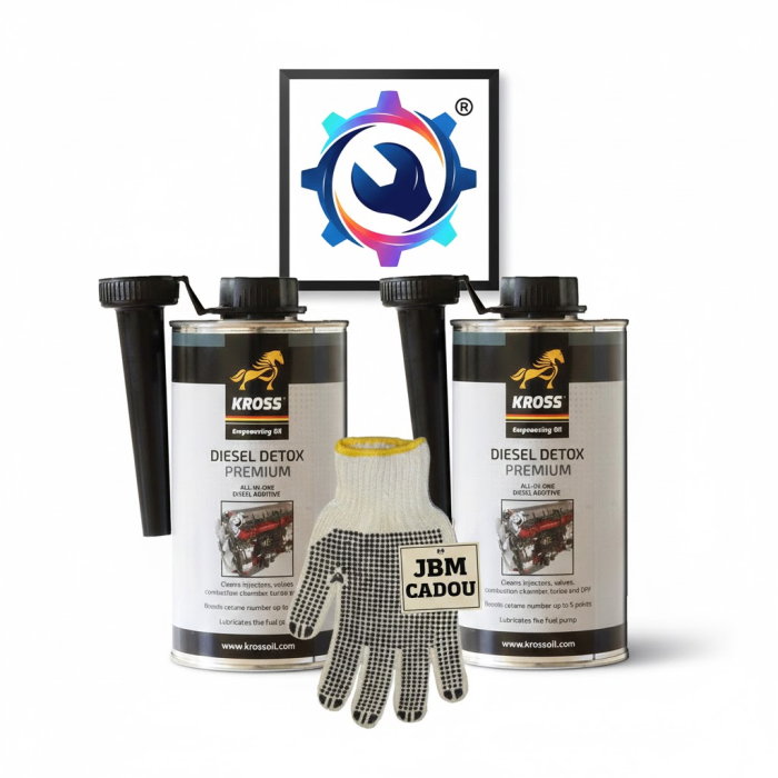 Pachet 2 x Aditiv Diesel Detox Premium Kross - Curățare Completă, +5 Puncte Cetanic & Protecție DPF/EGR [1]