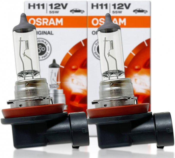 Pachet 2 becuri halogen H11 12V Osram Original [1]