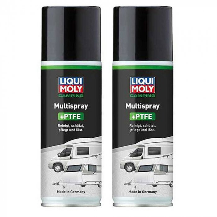 Pachet 2 x Multispray Liqui Moly pentru lubrifiere piese cauciuc si plastic 200 ml [1]