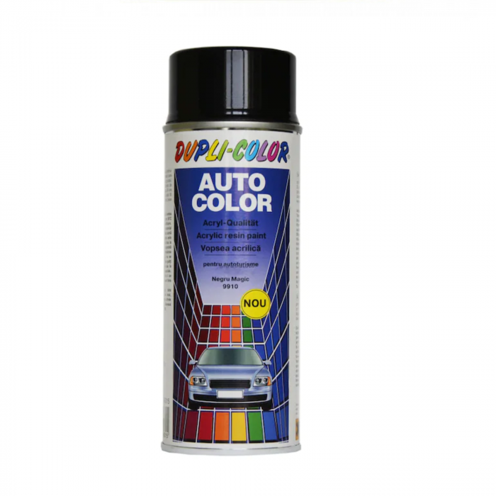 Vopsea Spray Auto Dacia Negru Magic Metalizată Dupli-Color 350 ml [1]