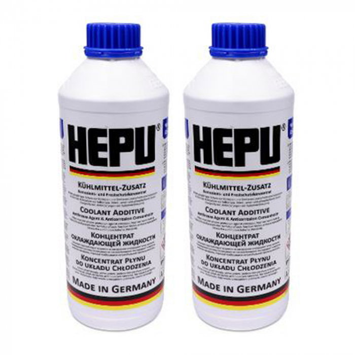 Pachet 3 litri Antigel concentrat Hepu G11 albastru [1]
