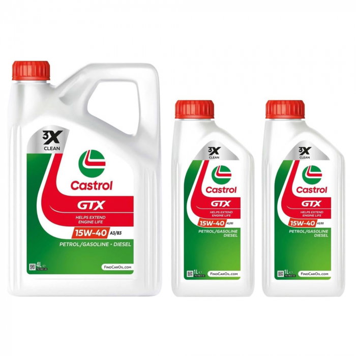 Pachet 6 litri Ulei Castrol GTX 15W40 A3/B3 [1]
