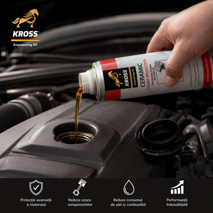 Pachet Tratament Complet Diesel KROSS (2 x 250ml) – Curatare Injectoare + Protectie Ceramica Motor [4]