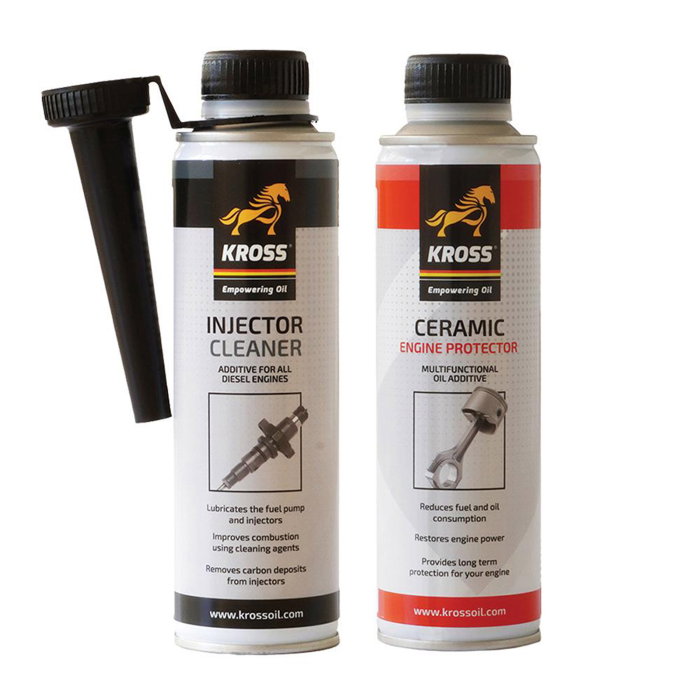 Pachet Tratament Complet Diesel KROSS (2 x 250ml) – Curatare Injectoare + Protectie Ceramica Motor [1]