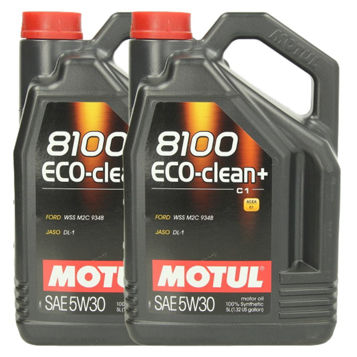 Pachet 10 litri ulei Motul 8100 Eco-clean+ 5W30 – Protecție avansată pentru motoare Ford, Jaguar și Mazda [1]