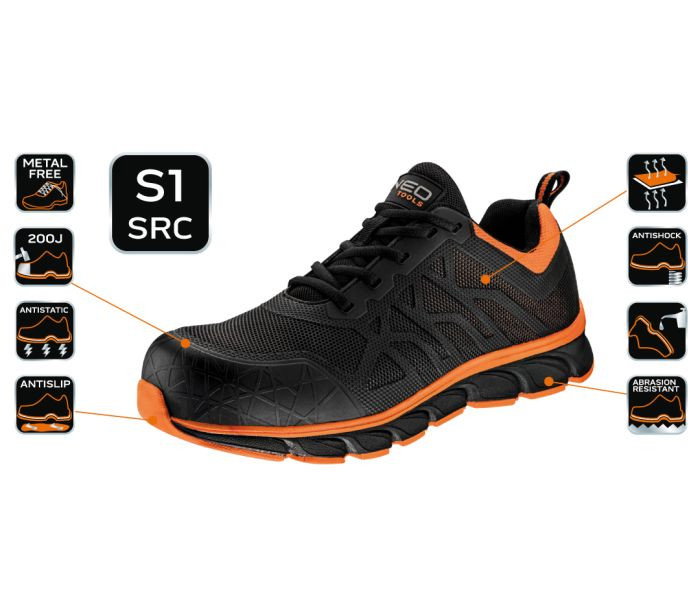 Pantofi de lucru S1 SRC cupa de varf dee compozit 42 [2]