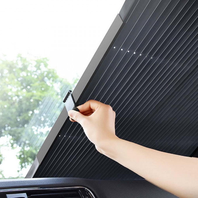 Parasolar auto retractabil 150x70 cm [4]