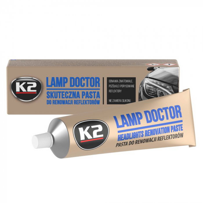 Pasta K2 pentru restaurarea manuala sau mecanica a farurilor 60g [1]