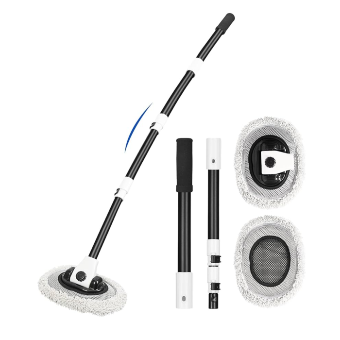 Perie telescopica cu mop microfibra 60-112cm [2]