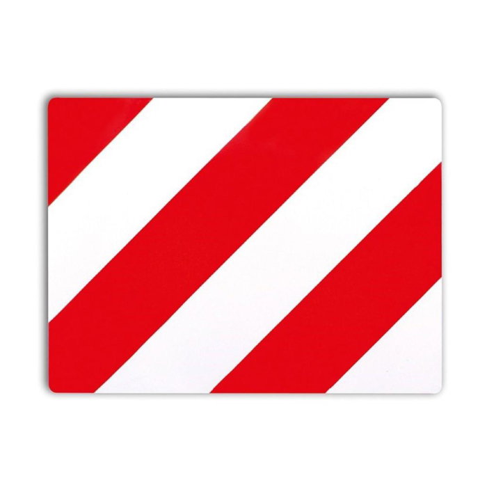 Placă Hico transport agabaritic 40x30 cm stânga, profil PVC [1]