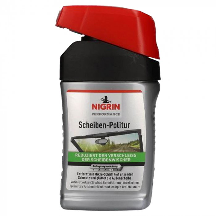Polish Nigrin Performance pentru zgarieturi suprafete sticla auto 300ml [1]